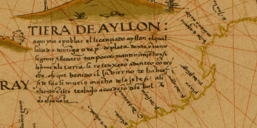 Diego Ribero 1529 World Map of Spanish Global Conquests Opening