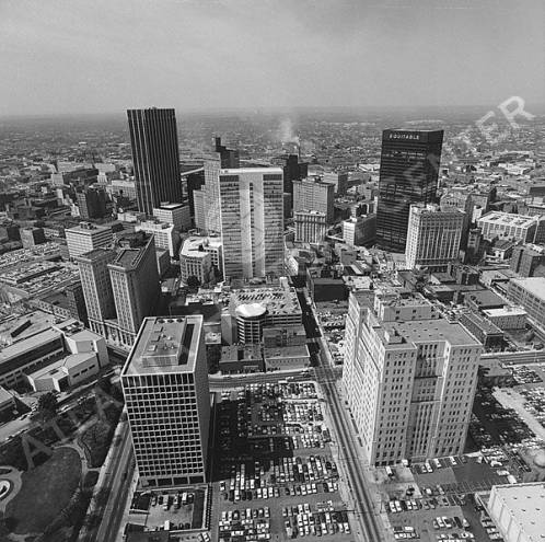 Atlanta Skyline Circa 1970