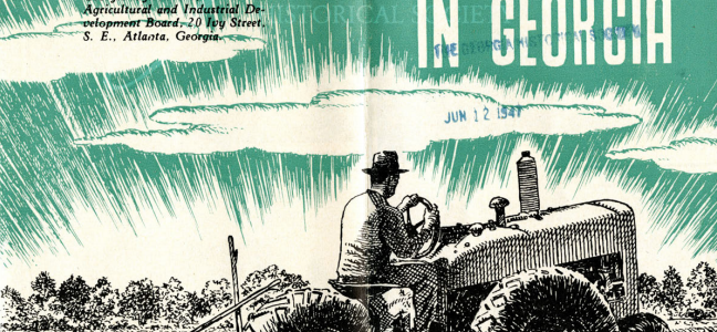 “Agriculture in Georgia” Advertising Pamphlet