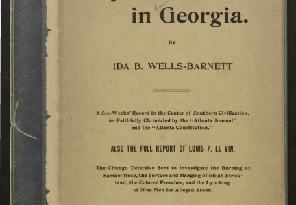 Ida B Wells' Lynch law in Georgia